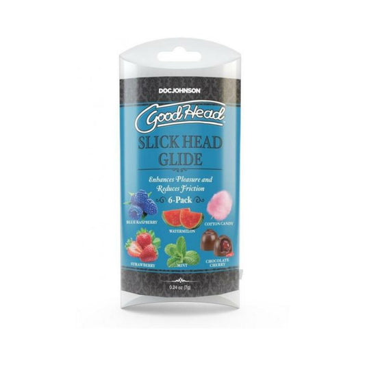 Goodhead Slick Head Glide Multi-flavor 6-pack 0.24 Oz.