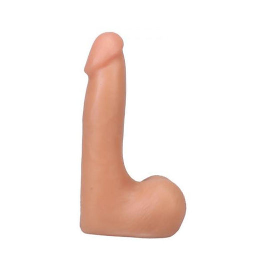 The Realistic Cock 7 In. Ultraskyn Vac-u-lock Dildo With Balls Vanilla