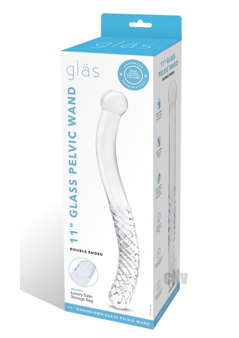 Pelvic Glass Wand Double Ended 11