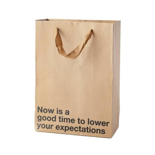 Snarky Gift Bags Lower Your Expectations 3pk