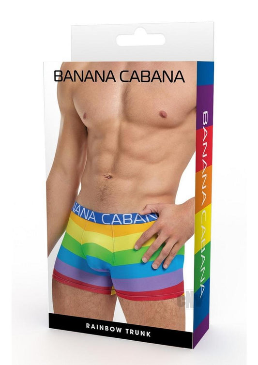 Banana Cabana Trunks Sm/md Rainbow