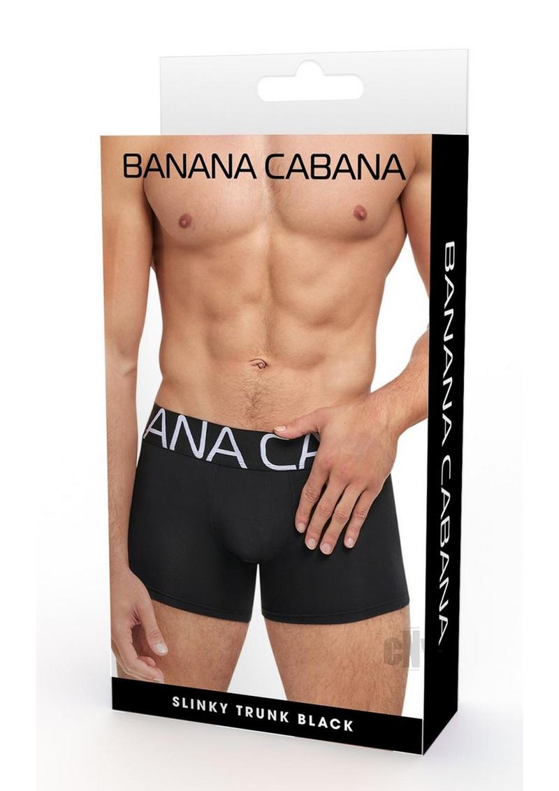 Banana Cabana Trunks Sm/md Black
