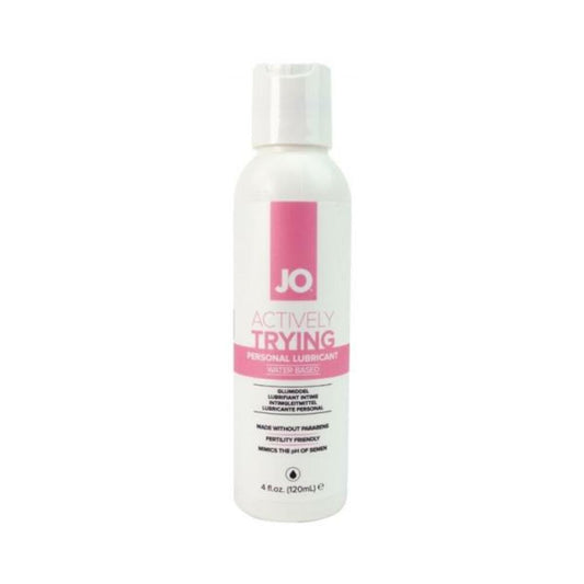 Jo Actively Trying Paraben-free Water-based Lubricant 4 Oz.
