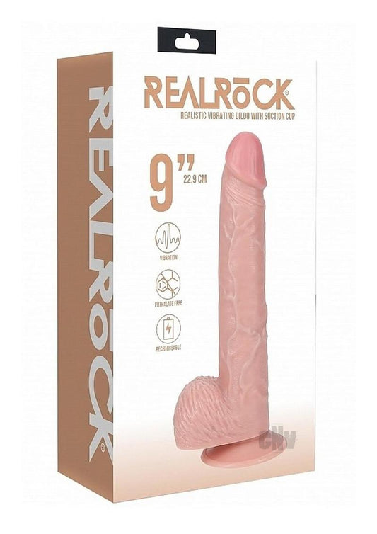 Realrock Vibe Cock Balls Straight 9 Fle