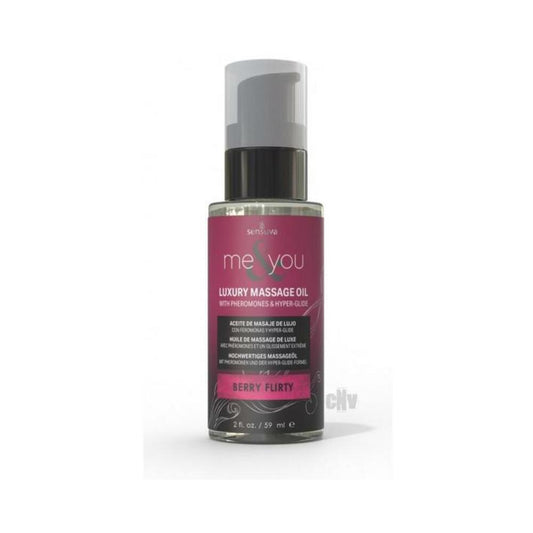 Me & You Massage Oil Berry Flirty 2 Oz