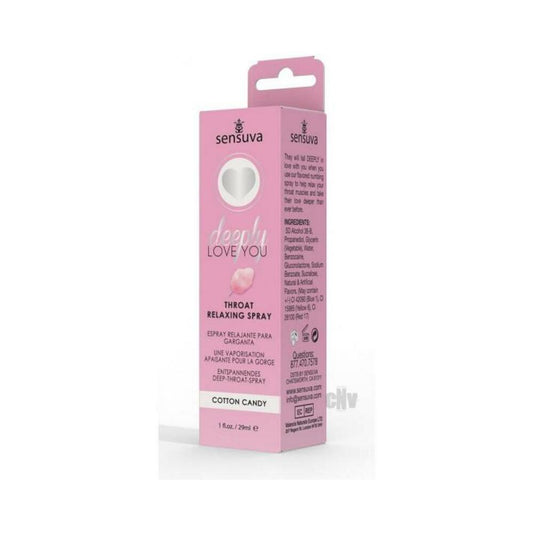 Sensuva Deeply Love You Throat Relaxing Spray Cotton Candy 1 Oz.