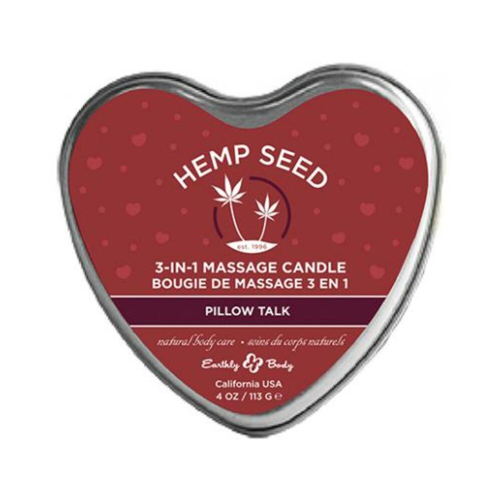Eb Hemp Seed Candle Pillow Talk 4 Oz.