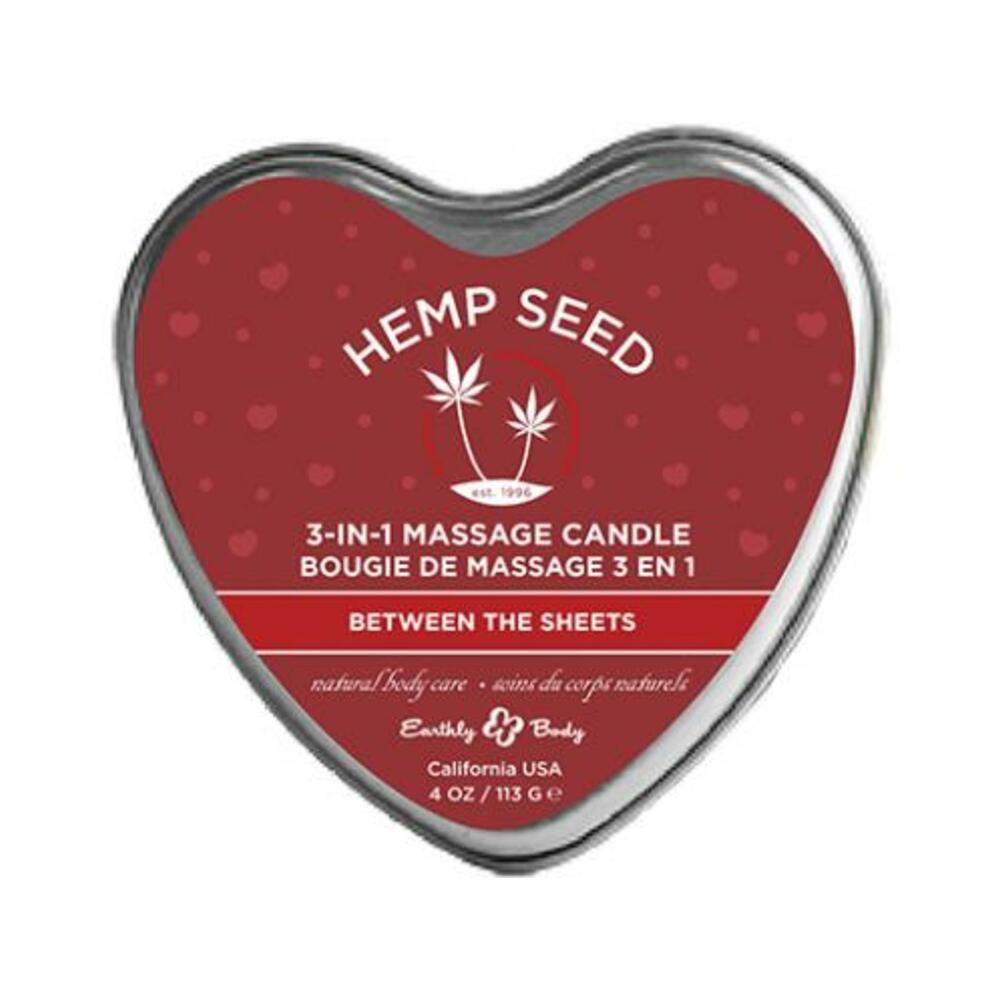 Eb Hemp Seed Candle Between The Sheet 4 Oz.