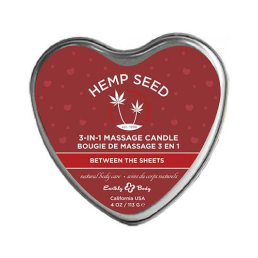Eb Hemp Seed Candle Between The Sheet 4 Oz.
