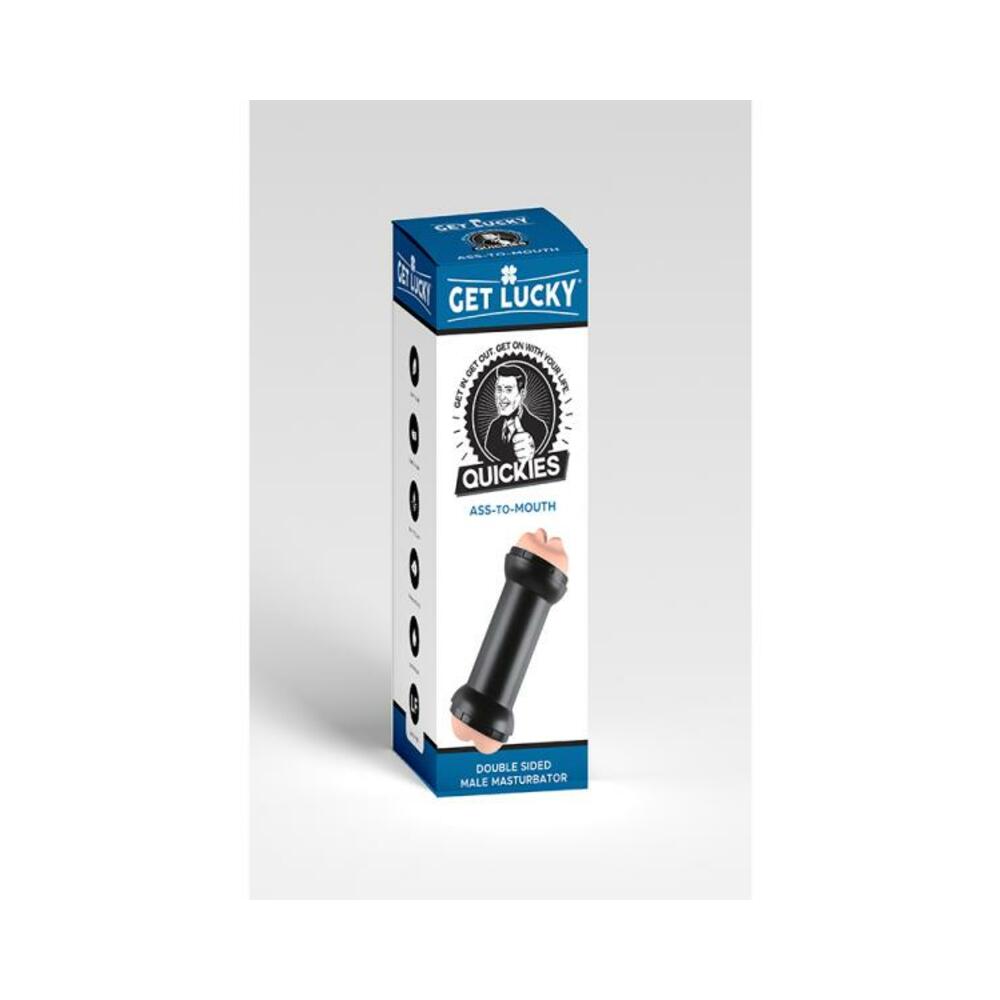 Get Lucky Quickies Ass-to-mouth Double-sided Male Masturbator