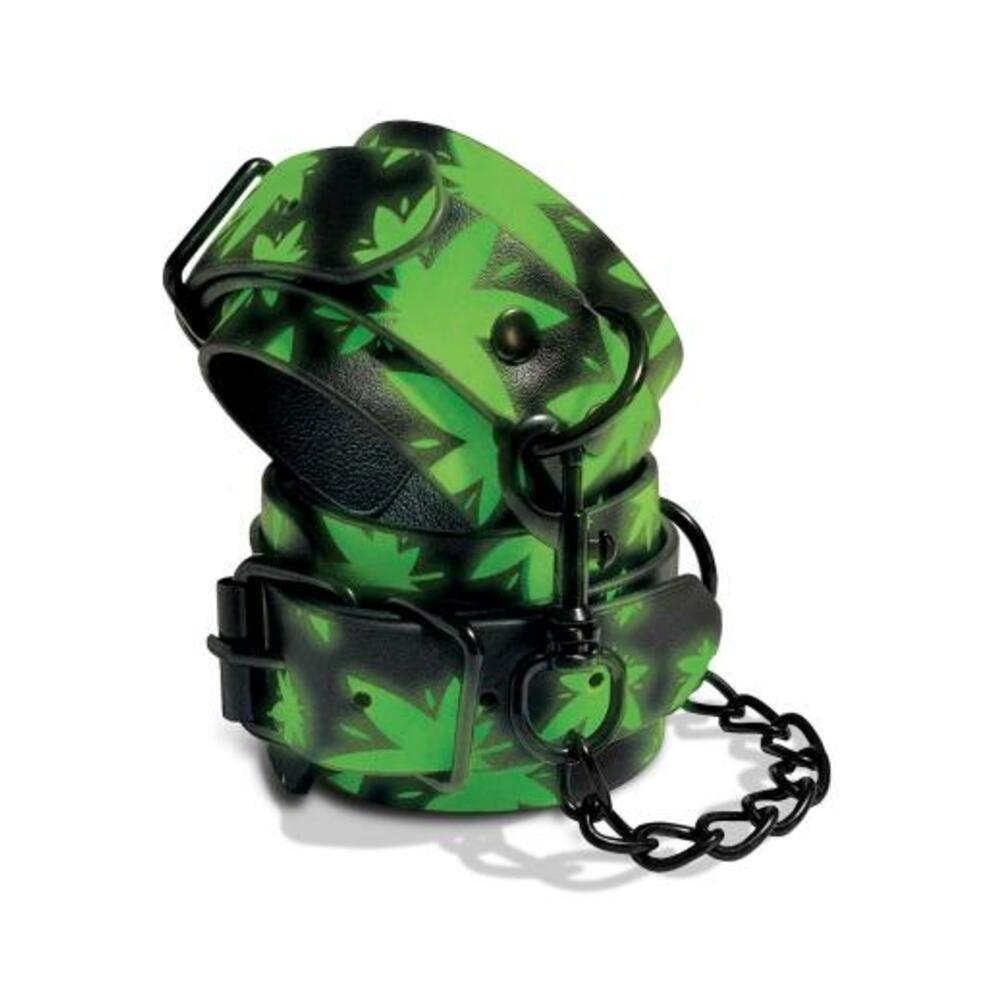 Stoner Vibes Chronic Collection Glow In The Dark Wrist Cuffs