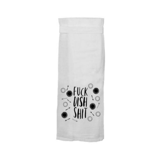 Twisted Wares Fuck Dish Shit Flour Towel