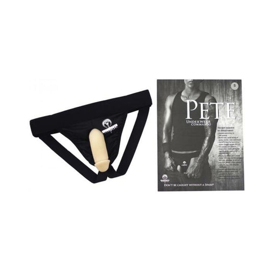 Spareparts Pete Commando Nylon Packing Jock Black Size L