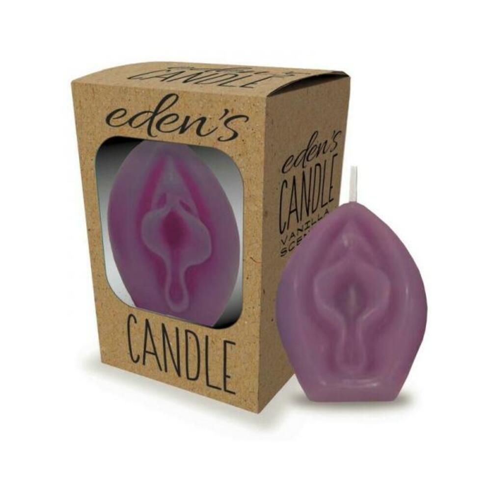 Eden's Vagina Candle Eggplant