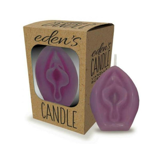 Eden's Vagina Candle Eggplant