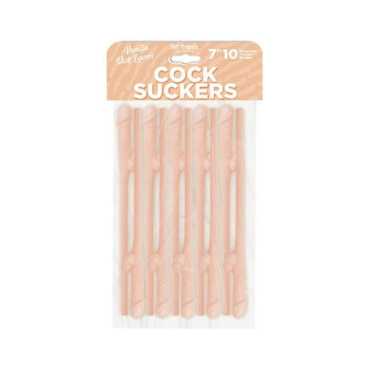 Skins Pecker Straws Vanilla Lovers (10-pack)