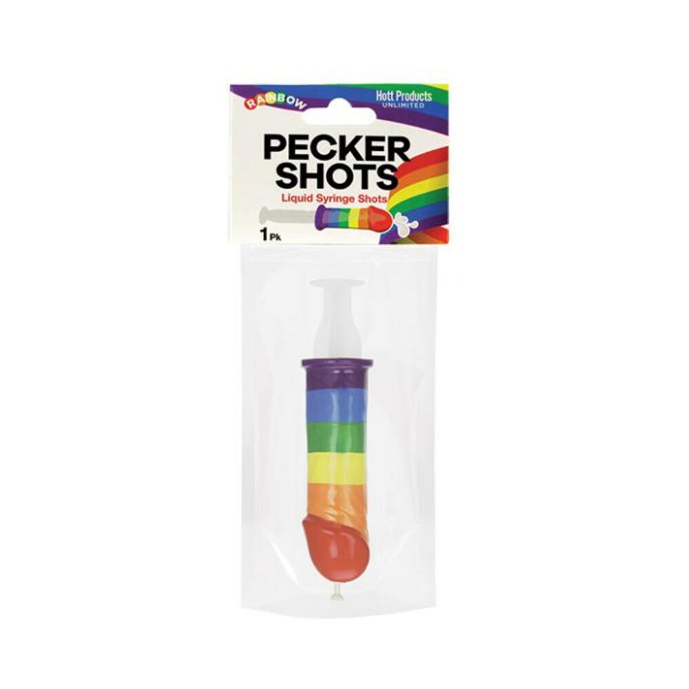 Pecker Shot Syringe - Rainbow