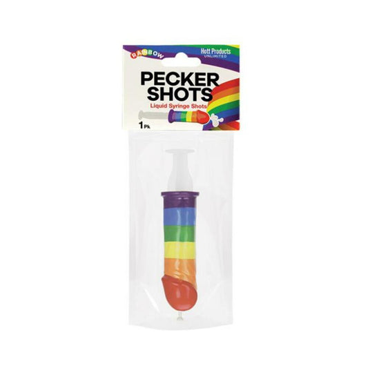 Pecker Shot Syringe - Rainbow