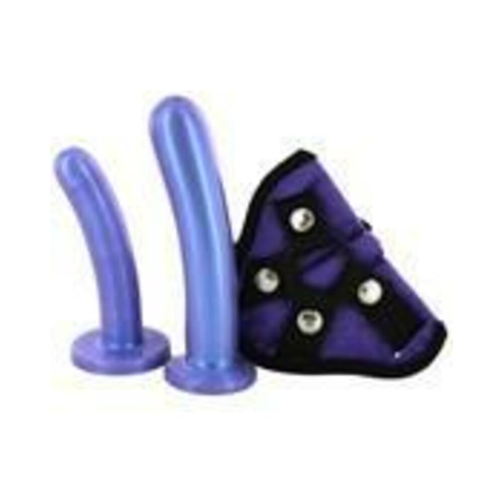 Tantus Bend Over Intermediate Harness Kit - Purple Haze - Barrier Bag