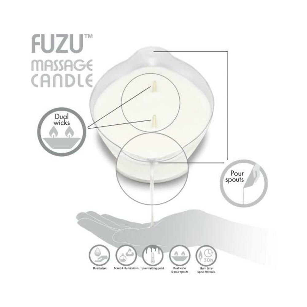 Fuzu Massage Candle Eucalyptus Calm 4 Oz