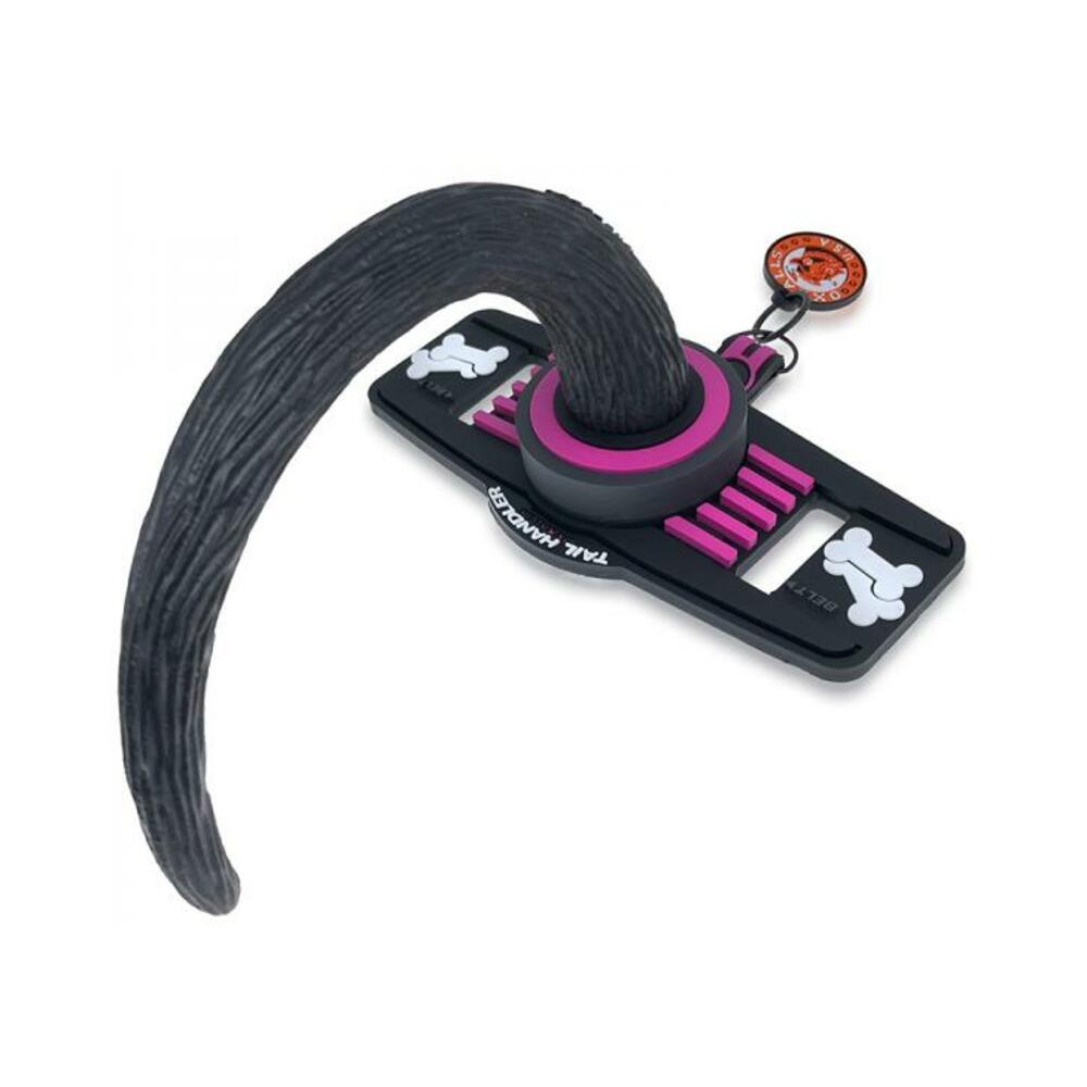 Oxballs Tail Handler Belt Strap With Pup Tail Silicone/pvc Pink