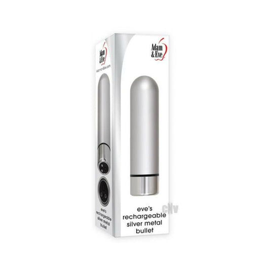 A&E Rechargeable Silver Metal Bullet