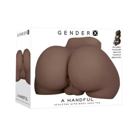Gender X A Handful Stroker Dark 6 Lbs