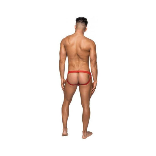 Male Power Hoser Hose Jock Red Sm