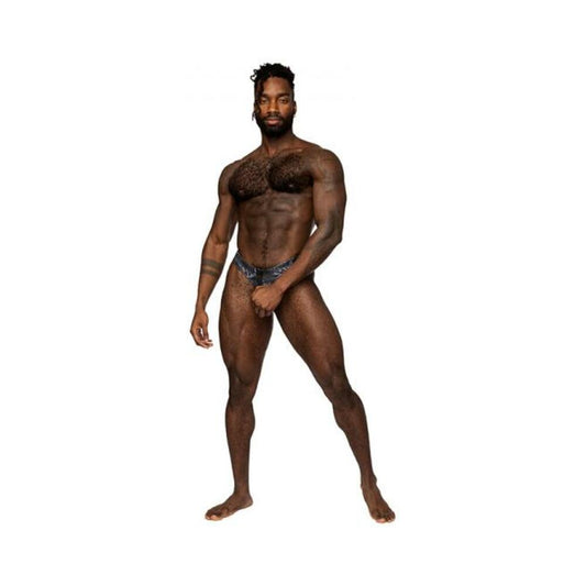 Male Power S'naked Power Sock Black/blue L/xl