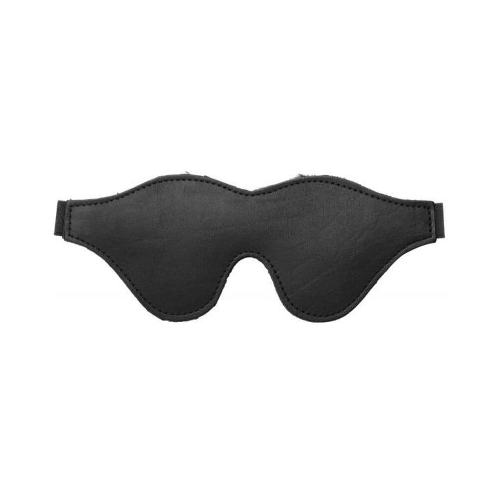 Strict Black Fleece Lined Blindfold
