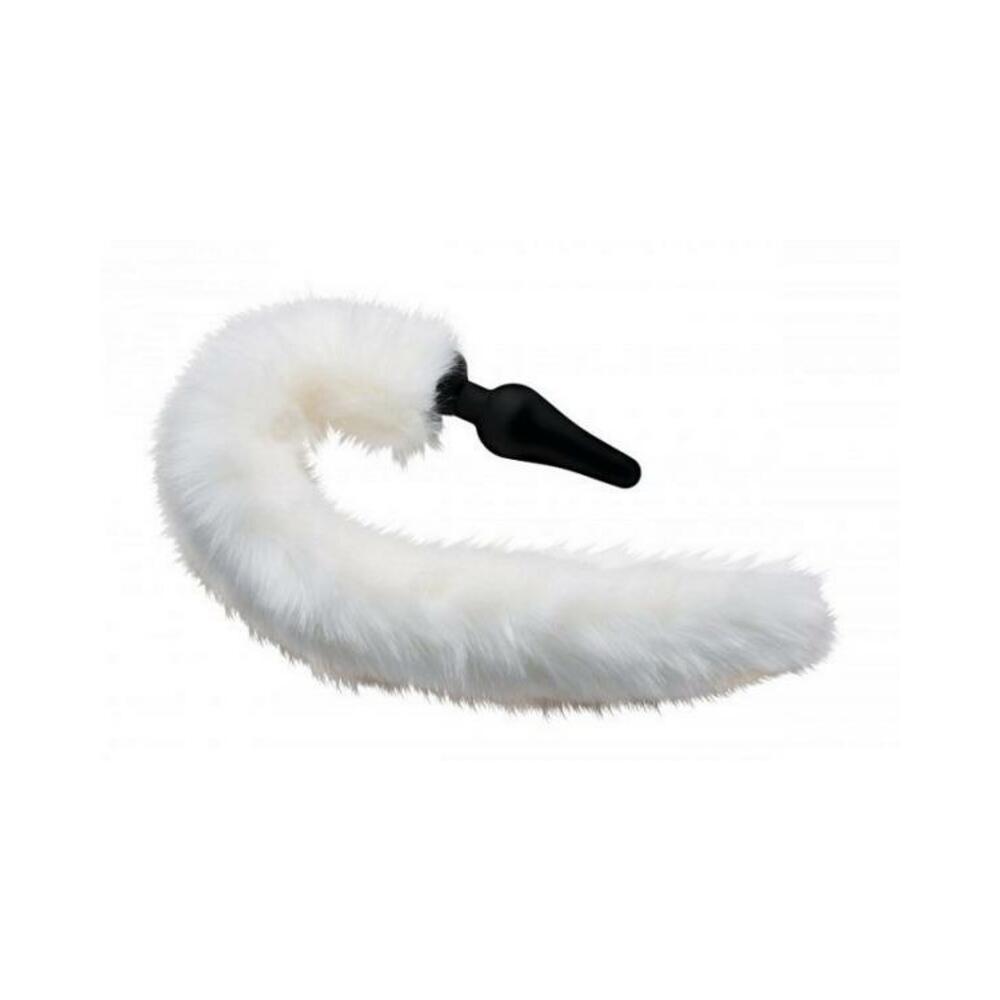 Tailz White Fox Tail Anal Plug And Ears Set
