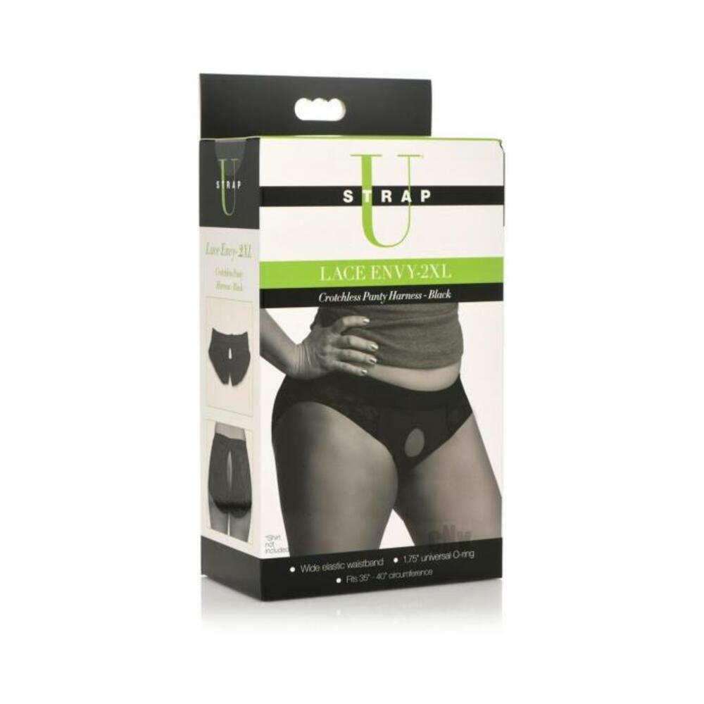 Strap U Lace Envy Crotchless Harn 2xl