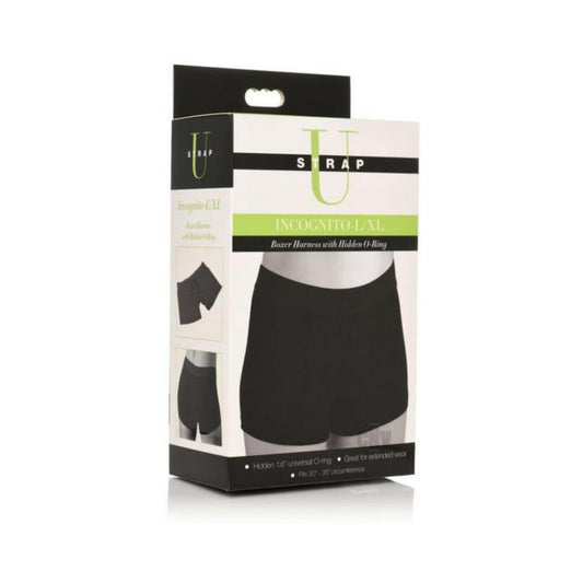 Strap U Incognito Boxer Harness L/xl Blk
