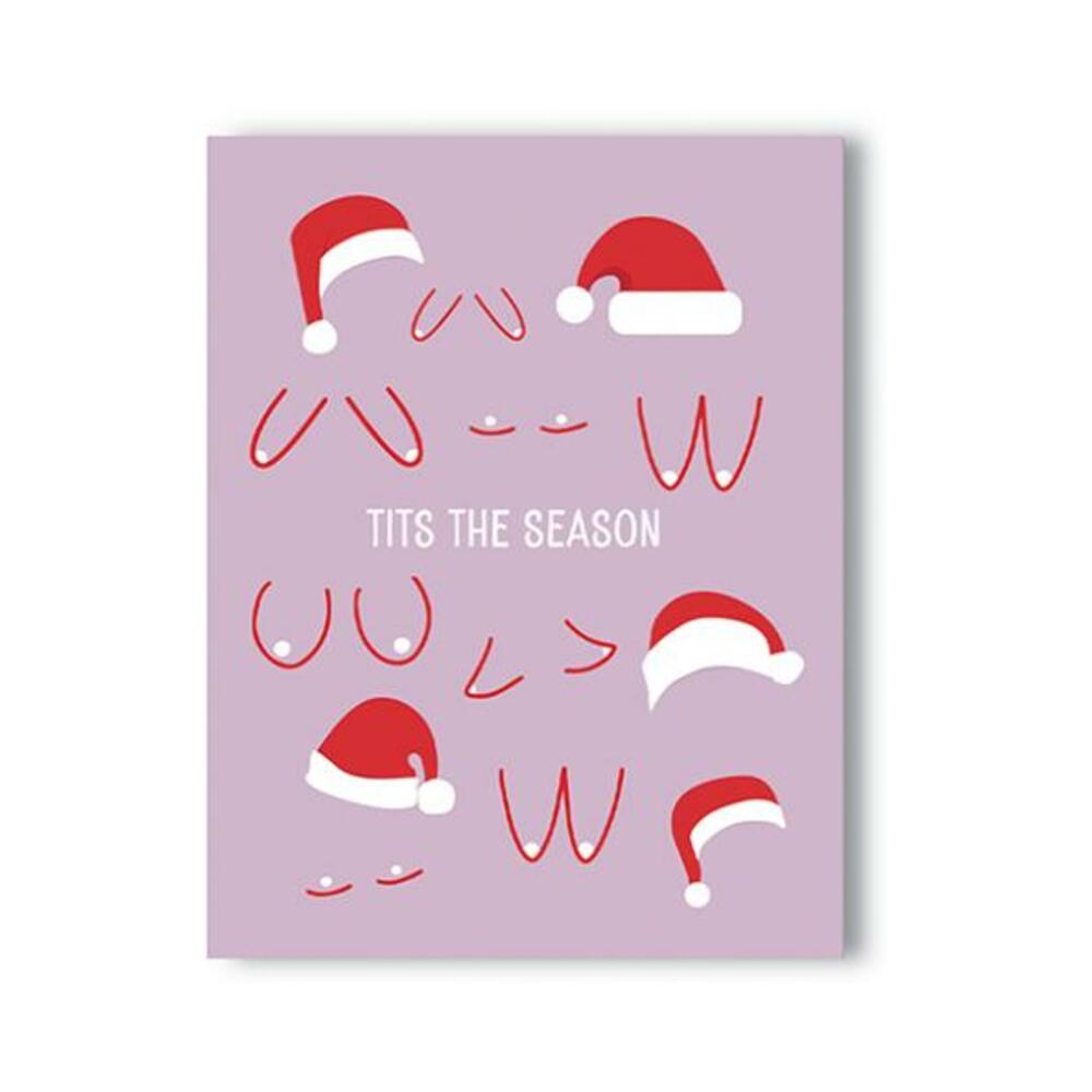 Tits The Season Holiday Season Card