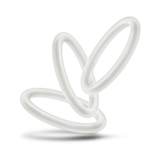 Performance VS3 Pure Premium Silicone Cockrings Large White