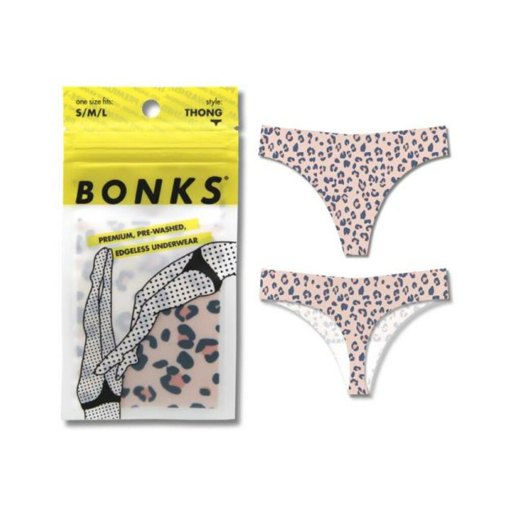 Bonks Cat's Out Of The Bag Seamless Thong O/s