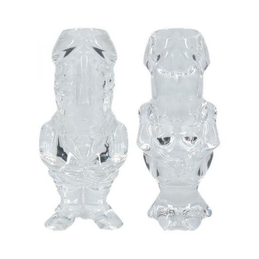 The Dickheads Couples Tall Shot Glass Clear