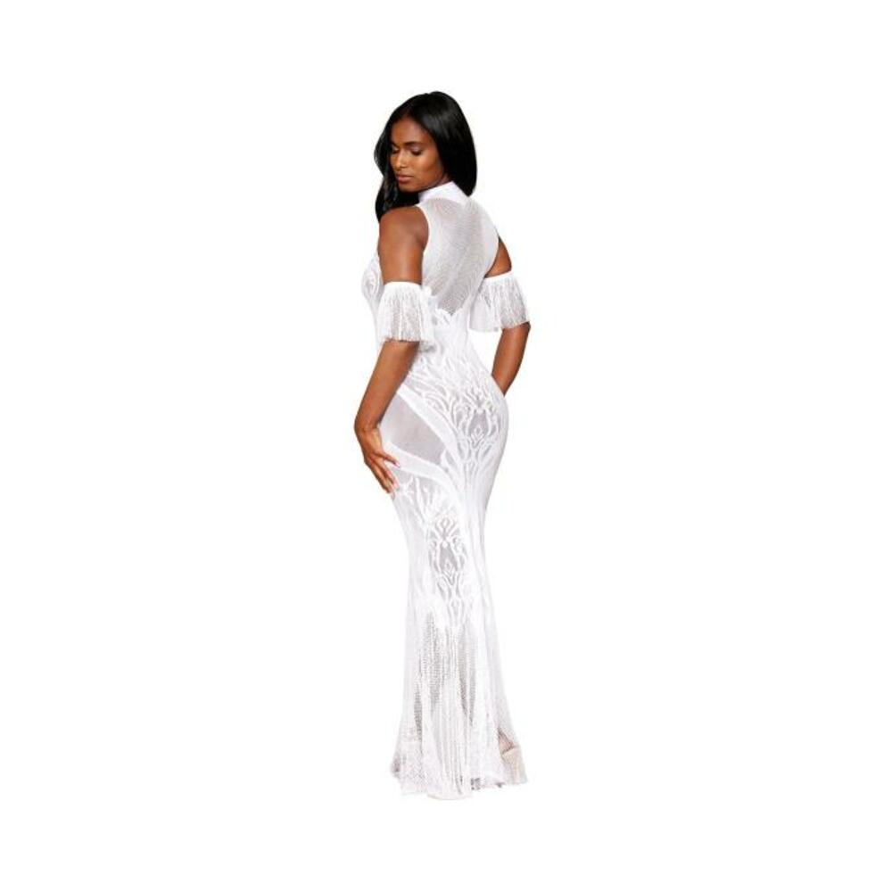 Bodystocking Gown White O/s