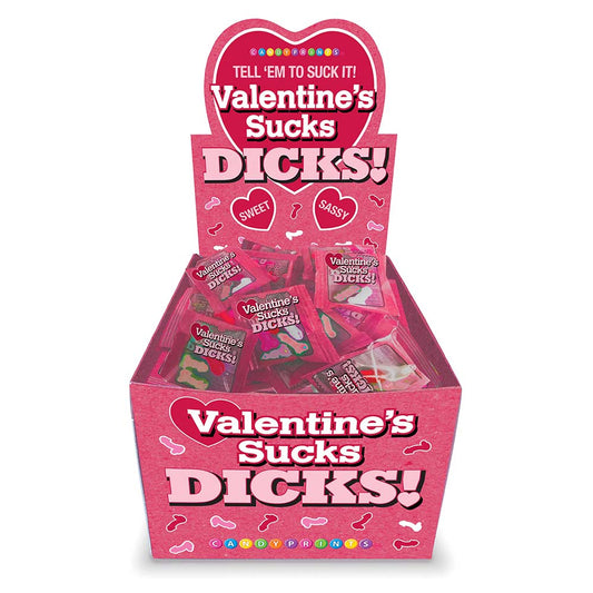 Valentines Sucks Dicks 100-Pack Display