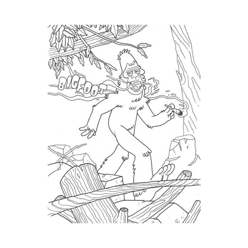 Who Smokes Weed? Coloring Book