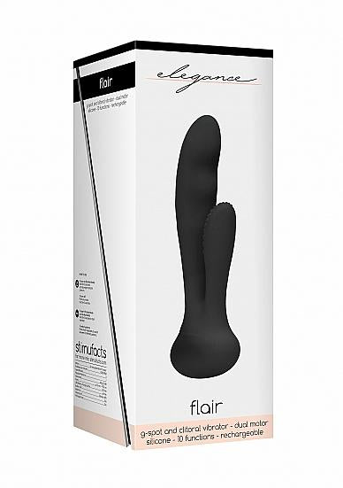 G-spot And Clitoral Vibrator - Flair - Black