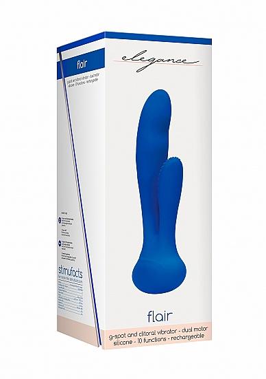 G-spot And Clitoral Vibrator - Flair - Blue