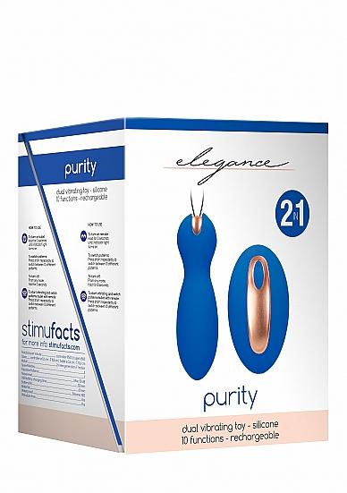 Dual Vibrating Toy - Purity - Blue