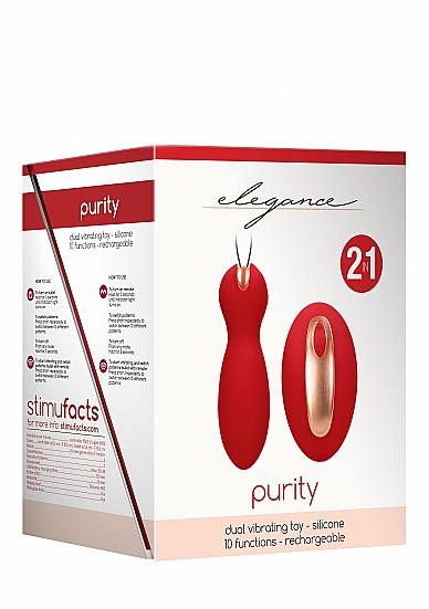 Dual Vibrating Toy - Purity - Red