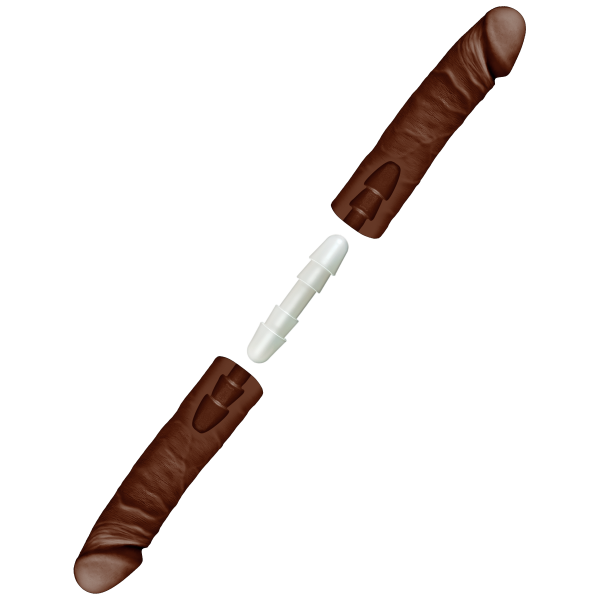 The Double D 16 inches Ultraskyn Dildo