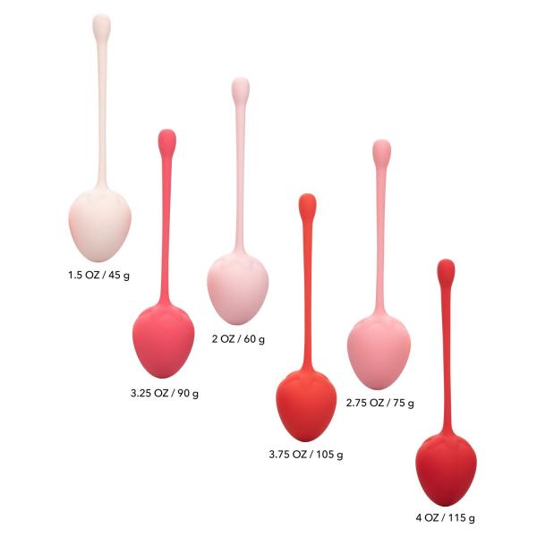 Kegel Training Set Strawberry 6 Piece