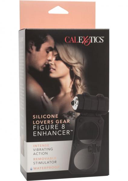 Silicone Lovers Gear Figure 8 Enhancer Black
