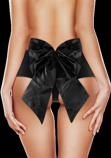 Sexy Bow Vibrating Panty Black O/S