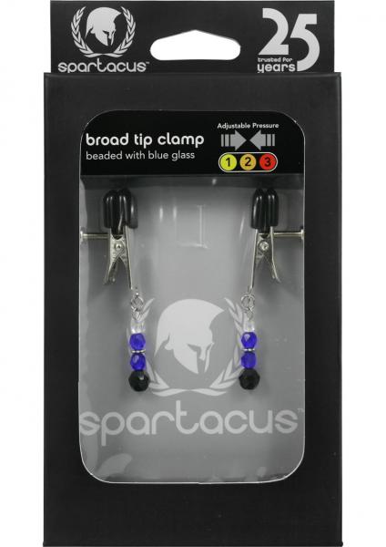 Blue Beaded Clamps With Broad Tip Nipple Clamps Blue