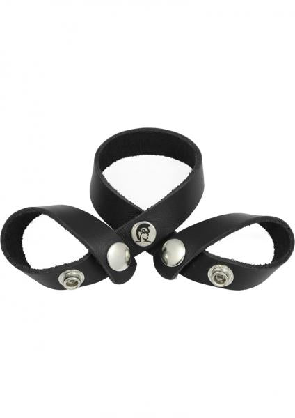 8 Style Oiltan Ball Divider Leather - Black